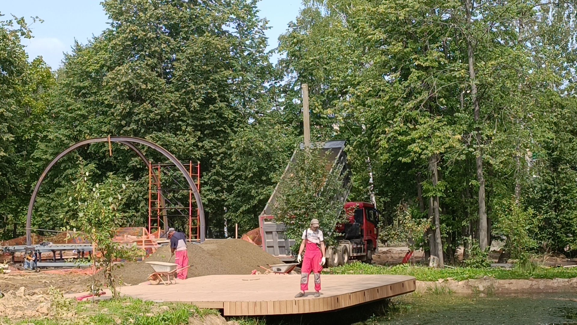 Лобня, благоустройство, парк