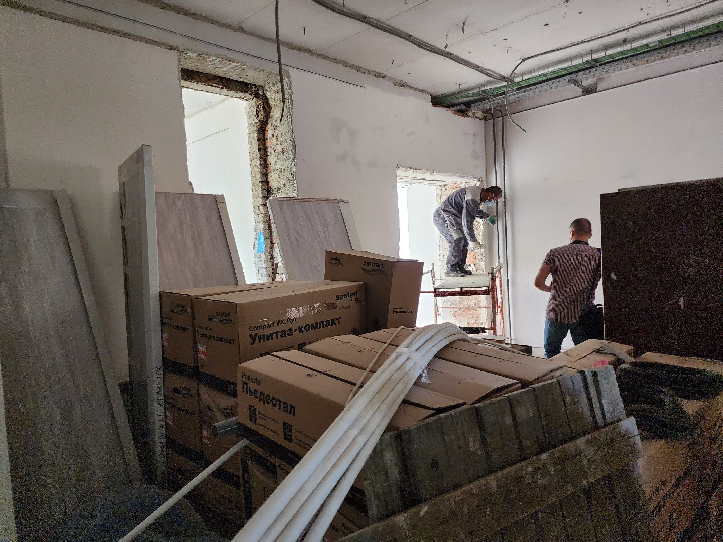 Серпухов, Подмосковье, ремонт школы, президентская программа, капремонт