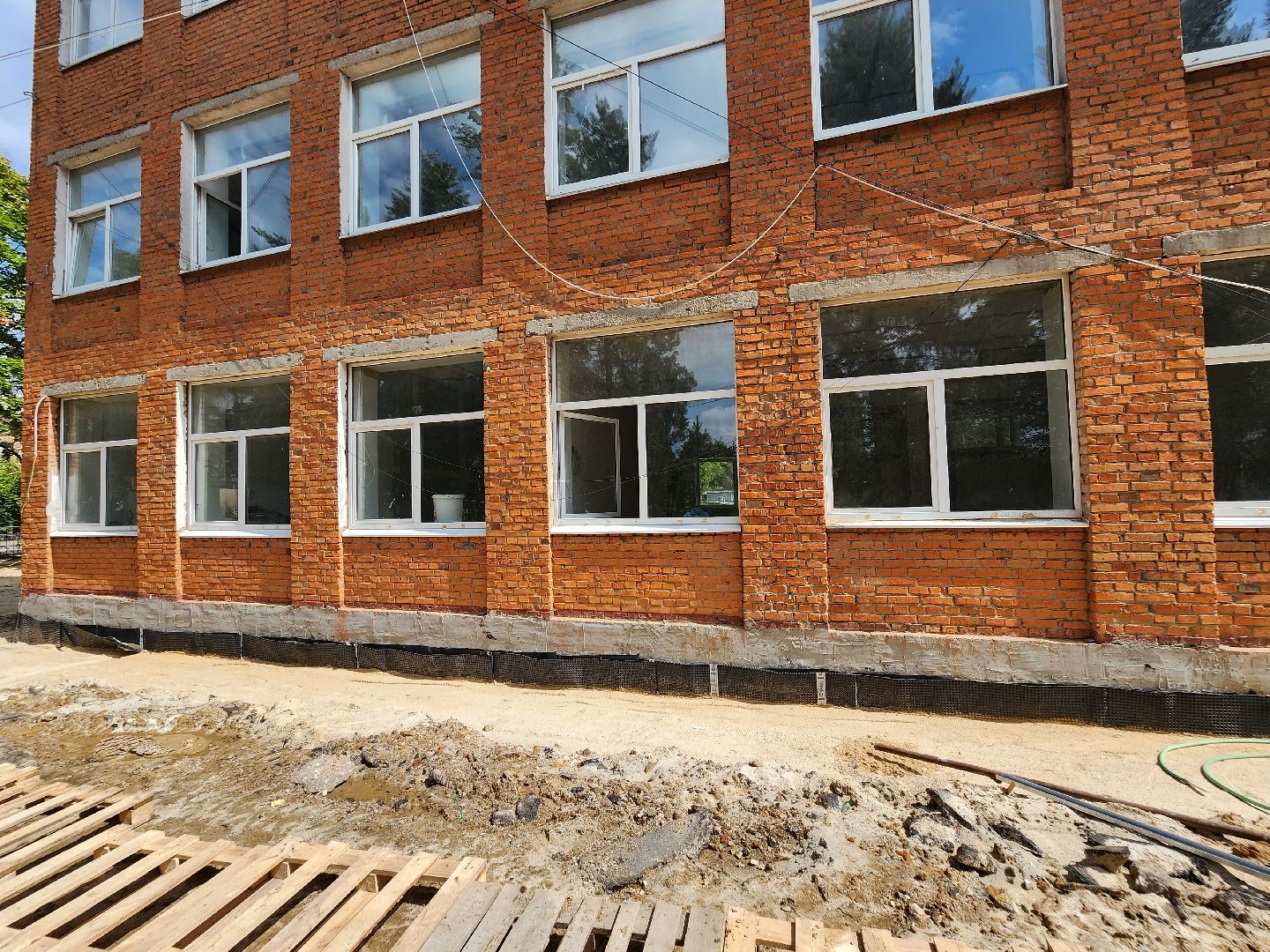 Серпухов, Подмосковье, ремонт школы, президентская программа, капремонт