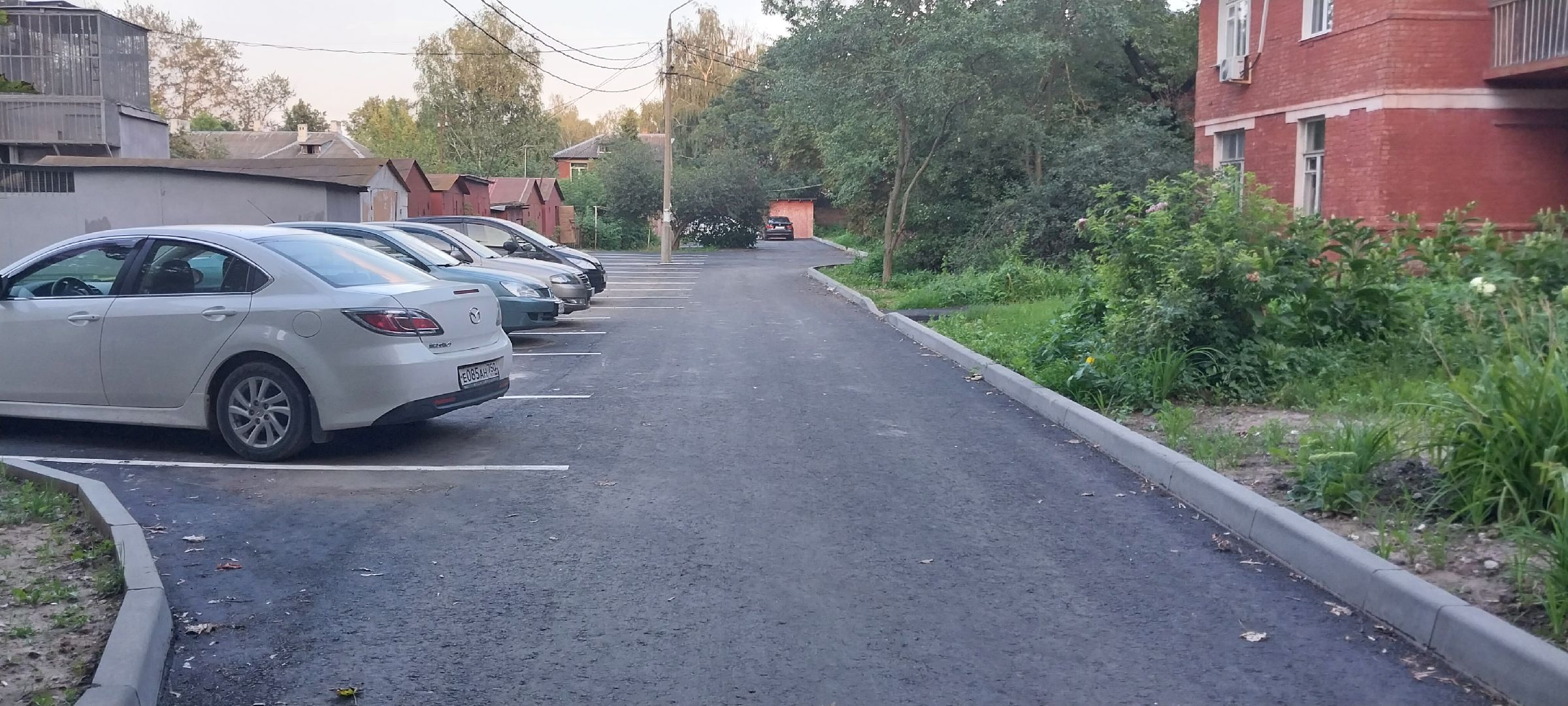 Коломна, дороги, новый асфальт