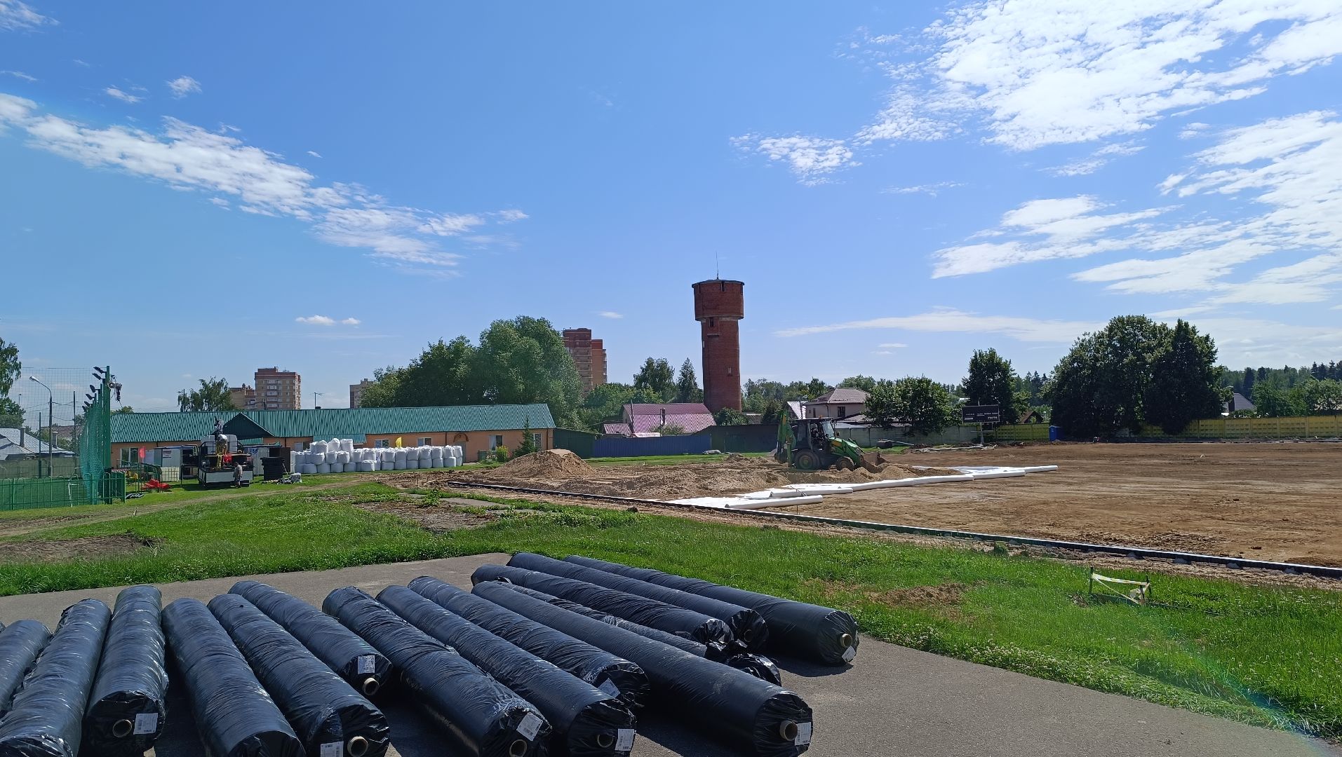 Лобня, стадион, реконструкция