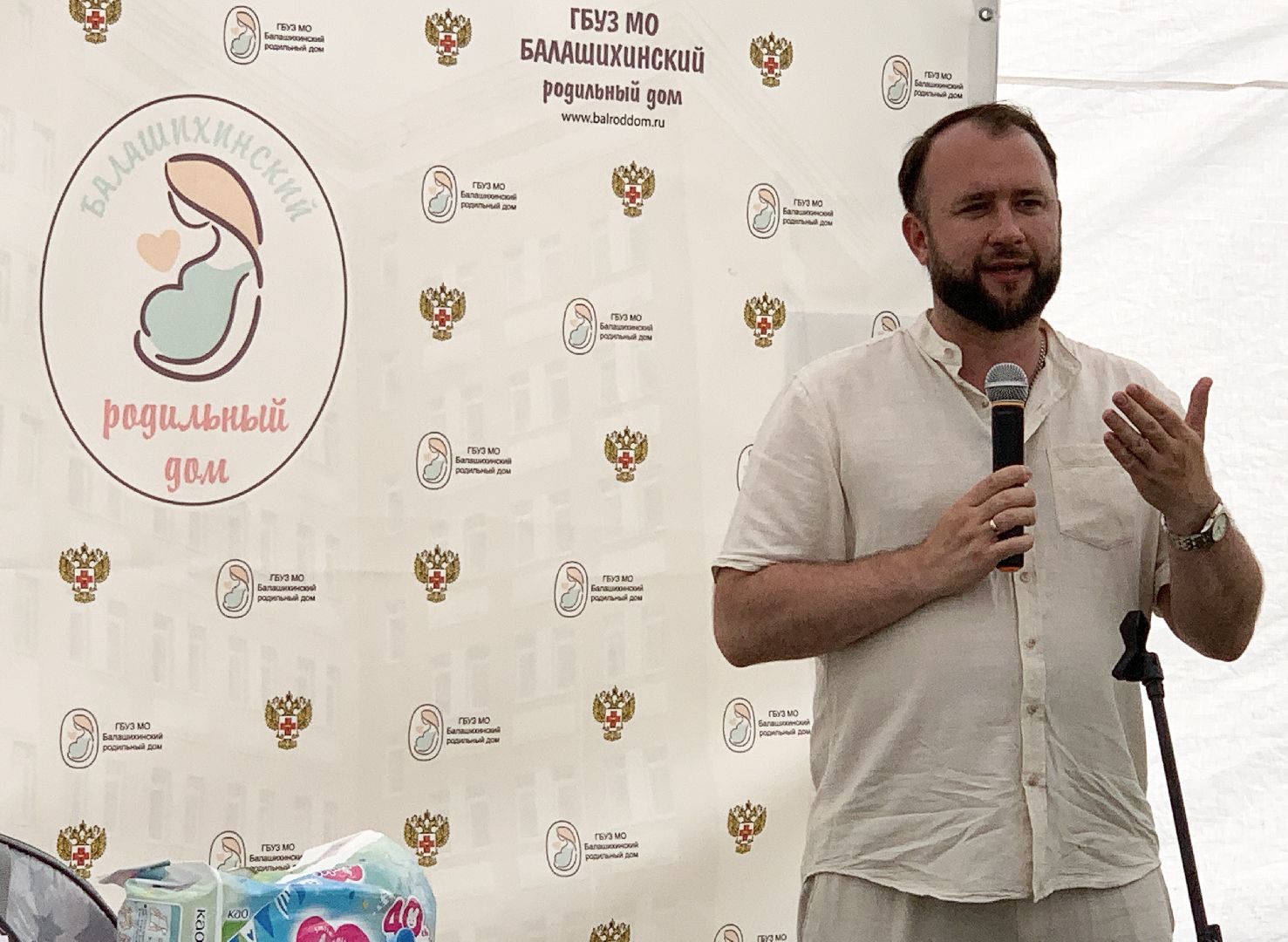 Балашиха, Подмосковье, медицина, Всемирная неделя поддержки грудного вскармливания, Балашихинский роддом, Денис Аксёнов, соципотека