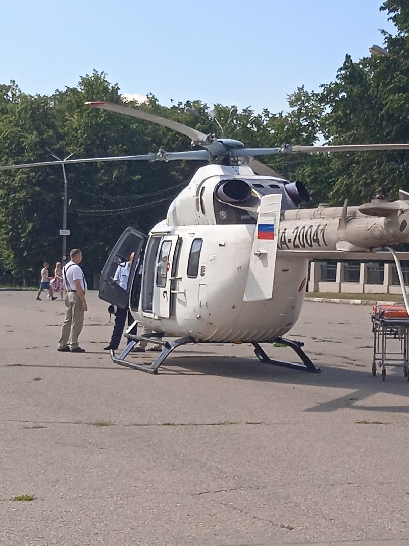 вертолёт, санитарная, авиация, ГКБ, Ивантеевка