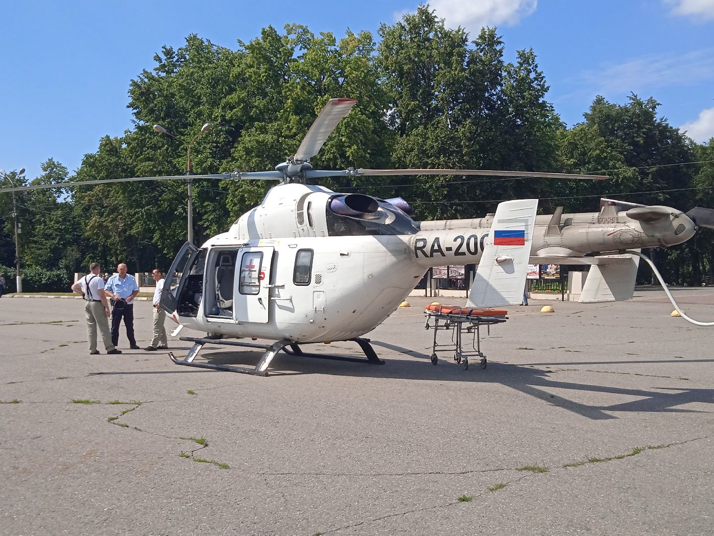 вертолёт, санитарная, авиация, ГКБ, Ивантеевка