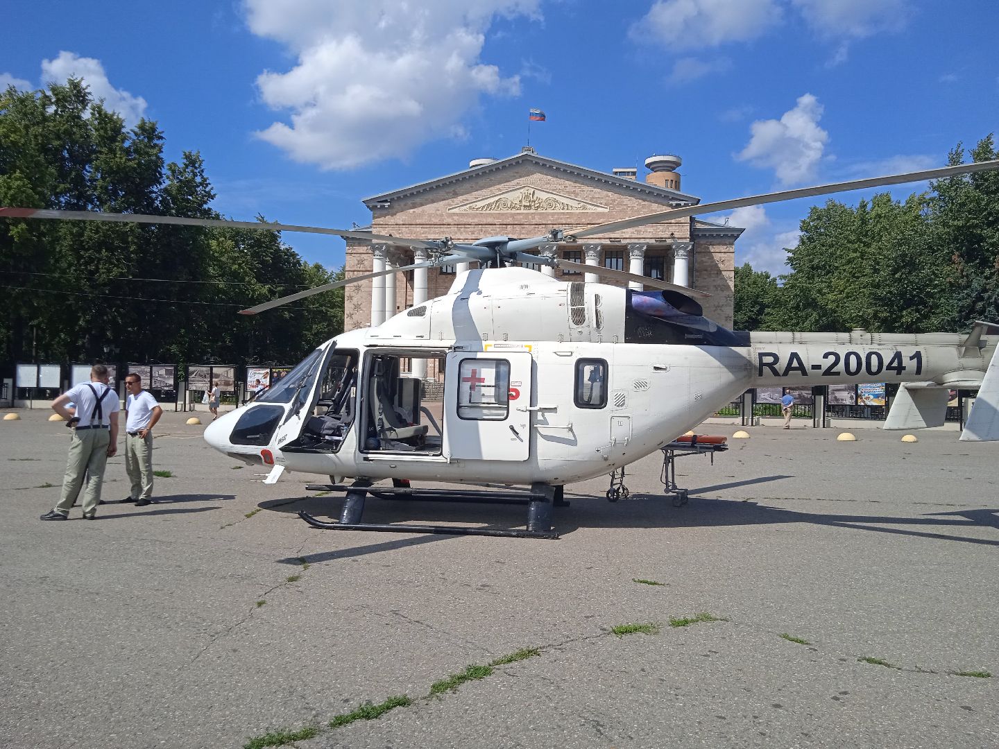 вертолёт, санитарная, авиация, ГКБ, Ивантеевка