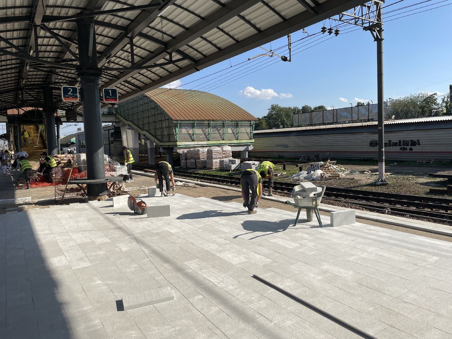 МЦД-3, благоустройство, станция, железная дорога