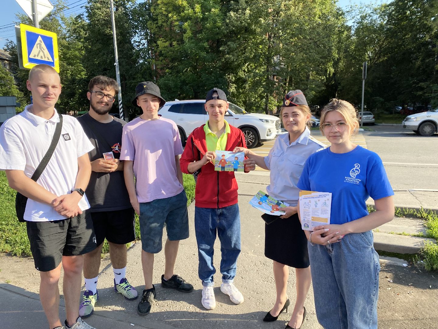 Домодедово, рейд безопасности, ПДД, ГИБДД, волонтеры культуры, СИМ, средство индивидуальной мобильности, электросамокат