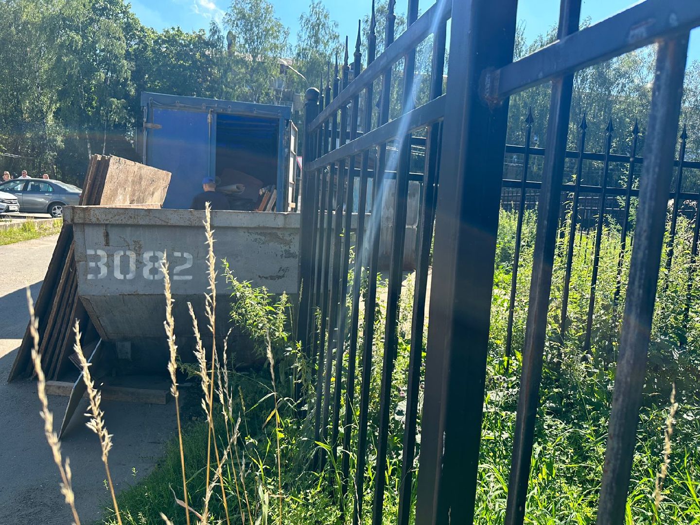 Серые возчики, сброс строительных отходов, Наро-Фоминск