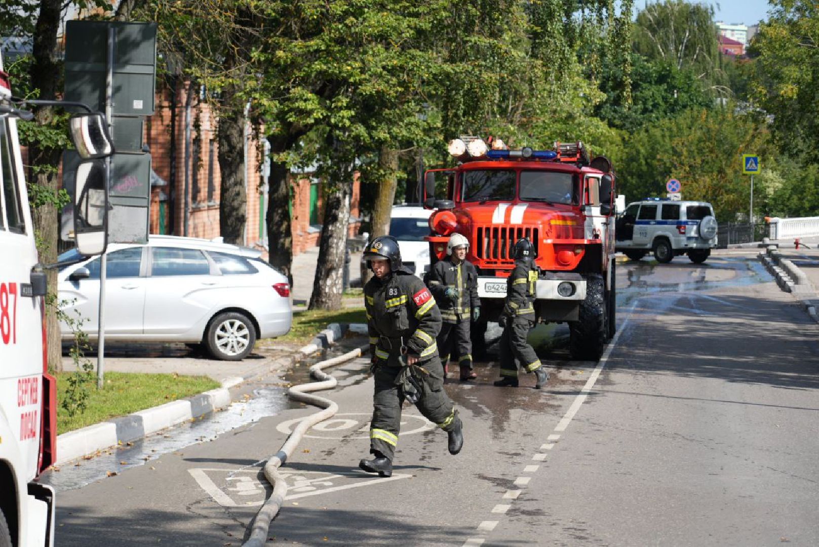 Сергиево-Посадский городской округ, Сергиев Посад, ЧП, Пожар, Пожарные