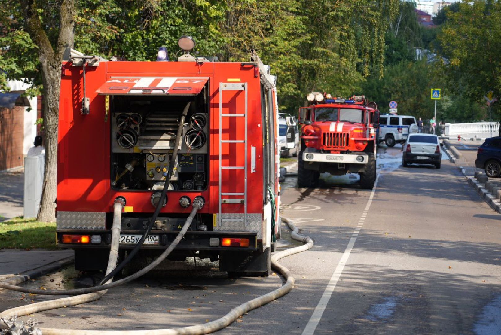 Сергиево-Посадский городской округ, Сергиев Посад, ЧП, Пожар, Пожарные