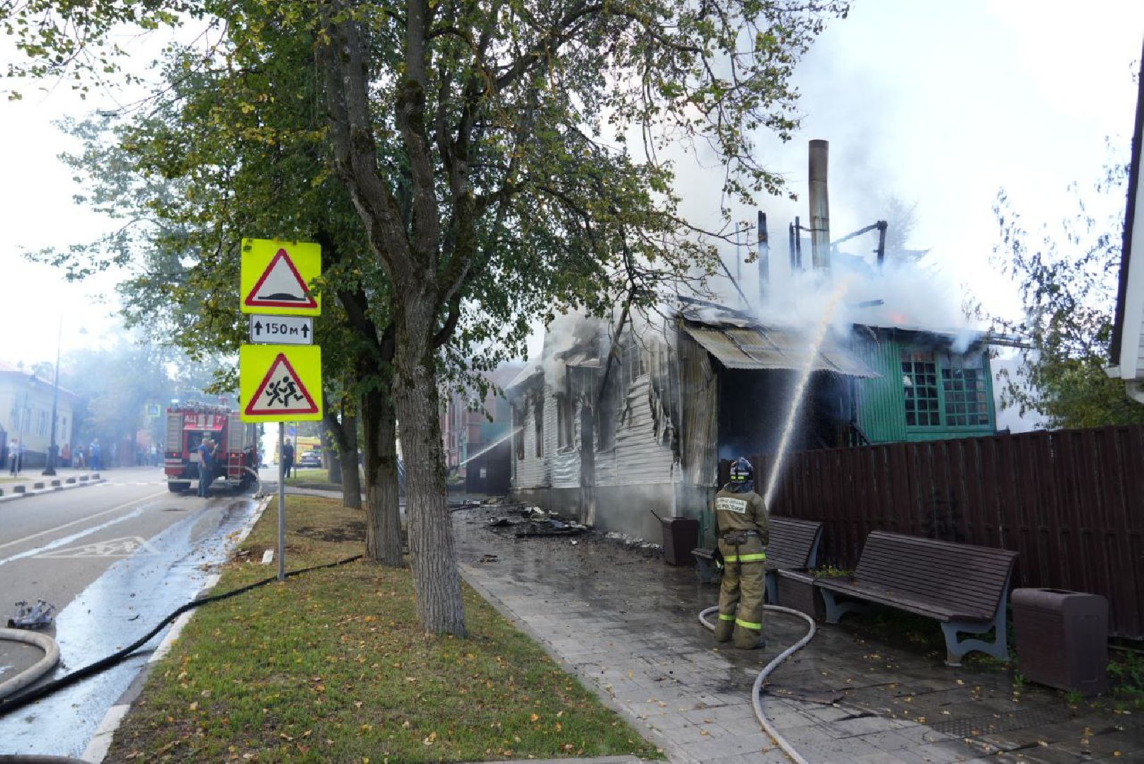 Сергиево-Посадский городской округ, Сергиев Посад, ЧП, Пожар, Пожарные