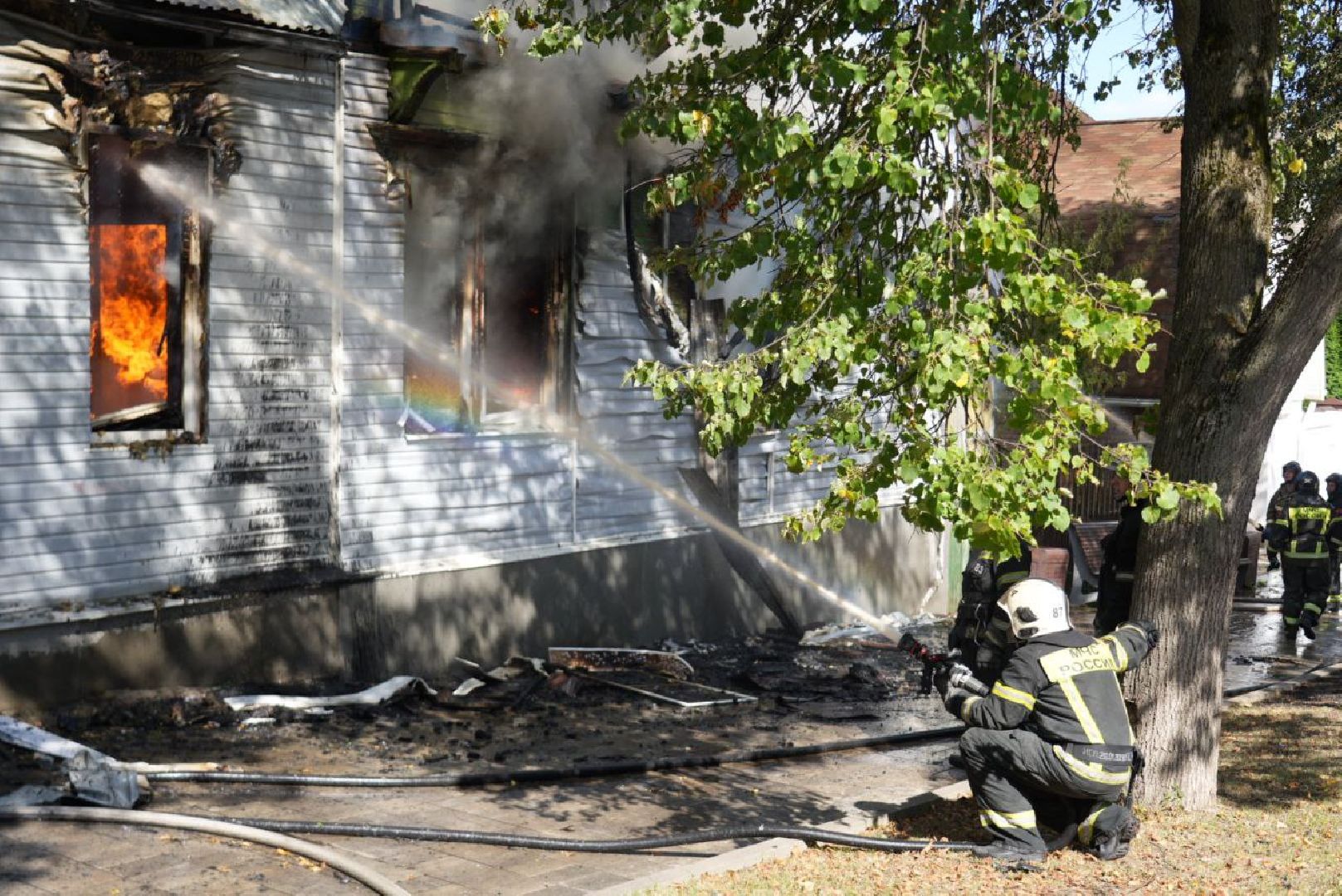 Сергиево-Посадский городской округ, Сергиев Посад, ЧП, Пожар, Пожарные
