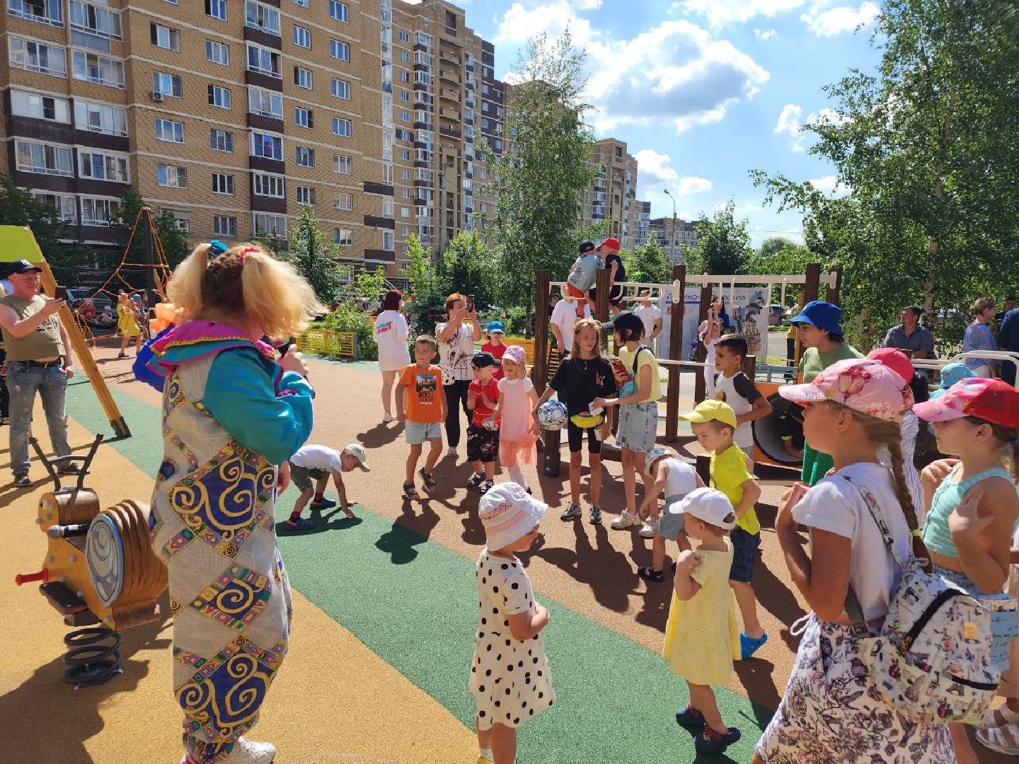 благоустройство, губернаторская площадка, праздник, дети, Лосино-Петровский