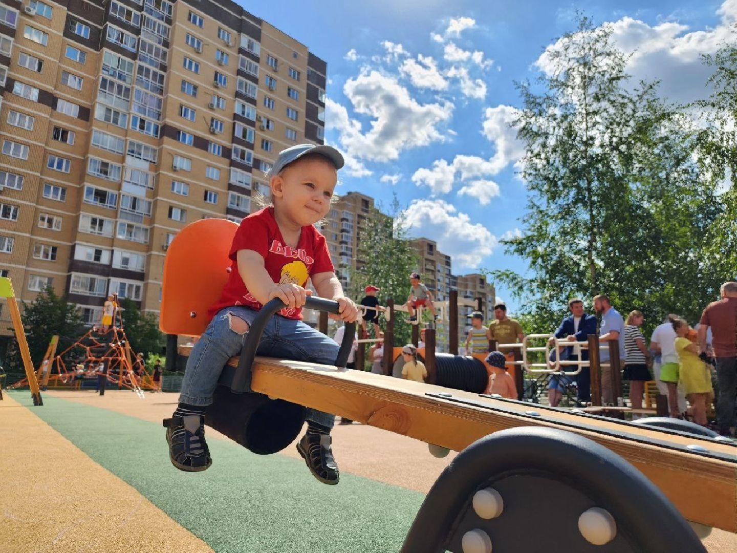 благоустройство, губернаторская площадка, праздник, дети, Лосино-Петровский