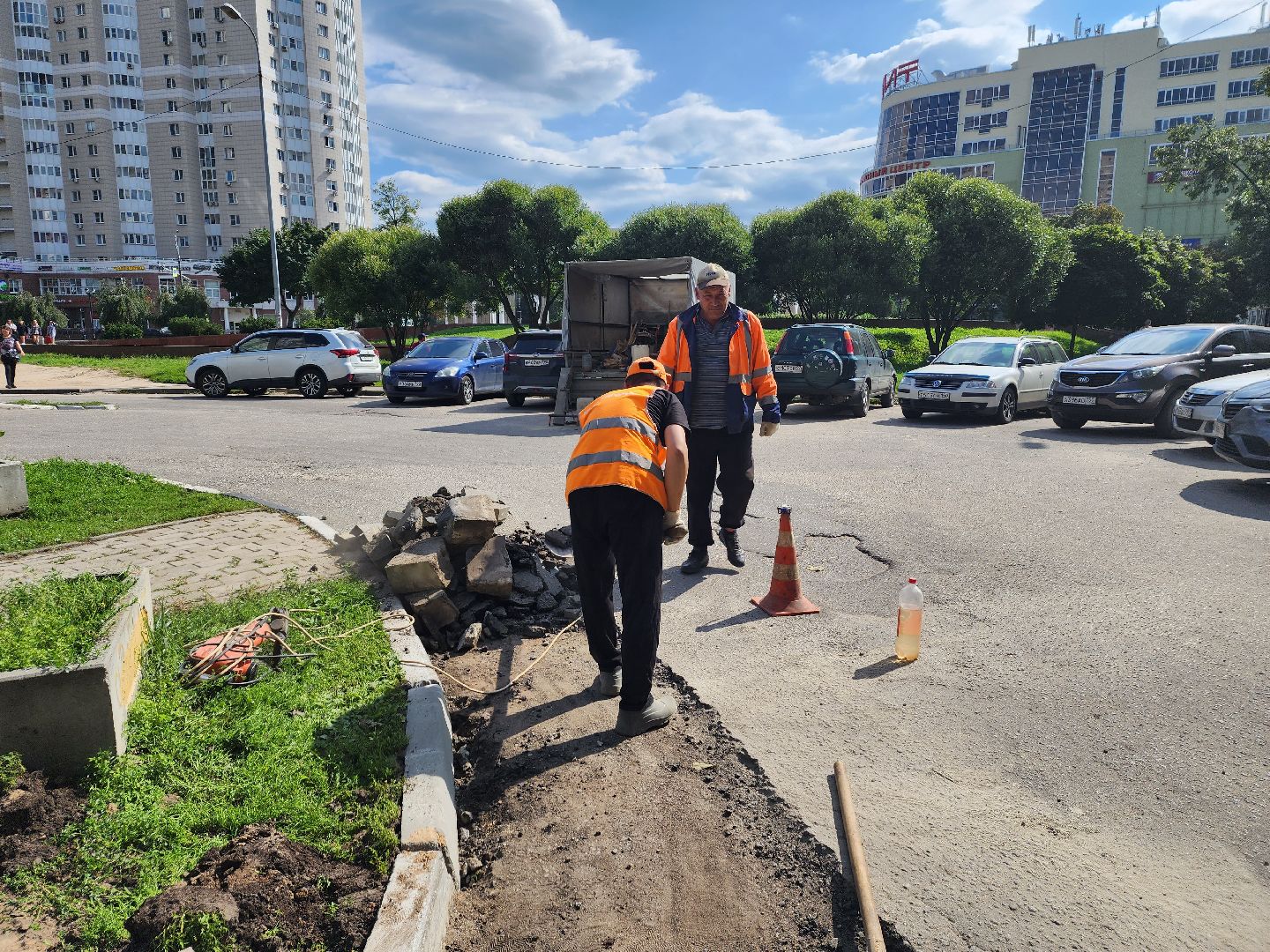 ремонт дорог, доброе дело, двор,