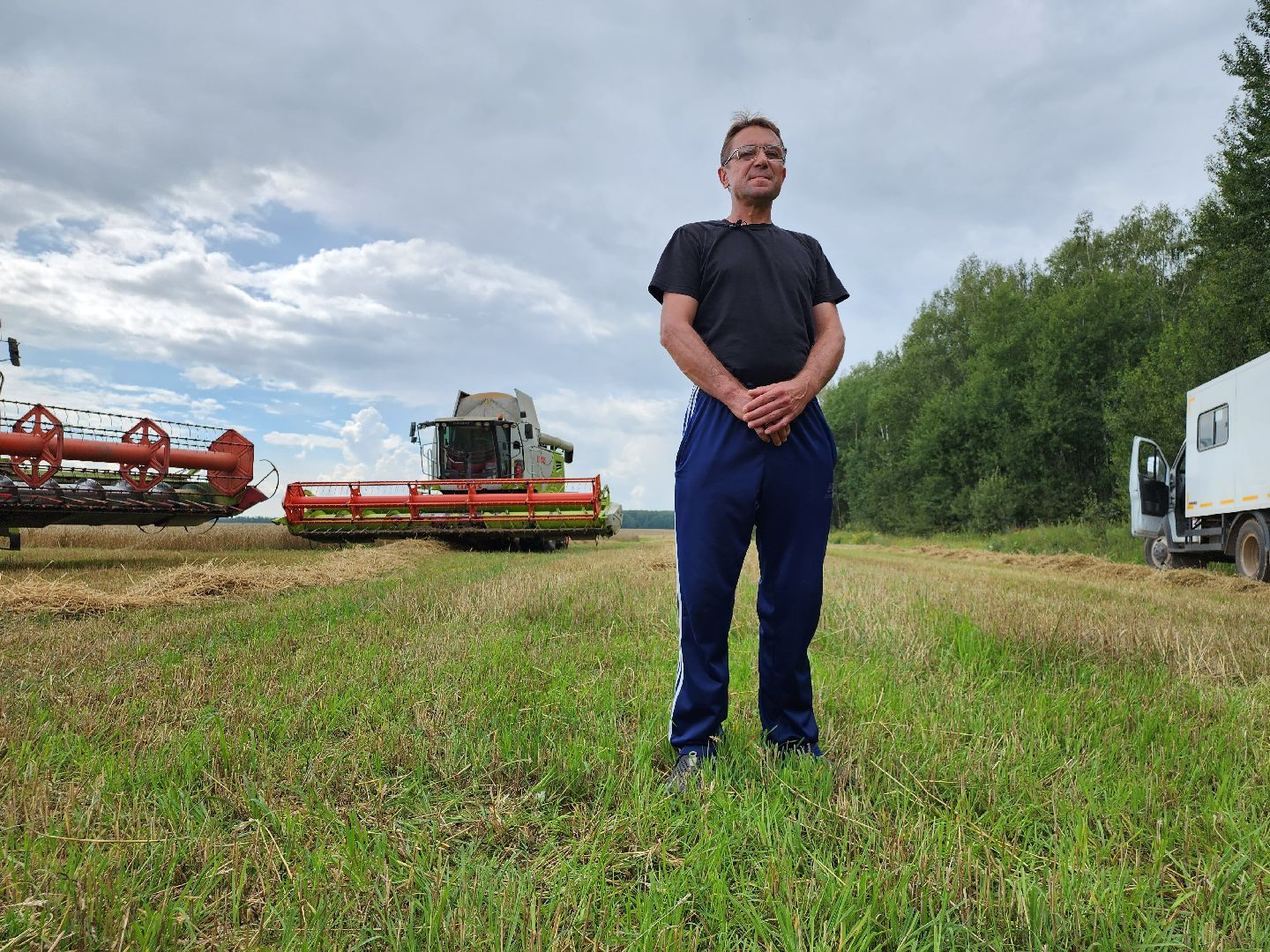 Уборка озимых, Барыбино, Домодедово