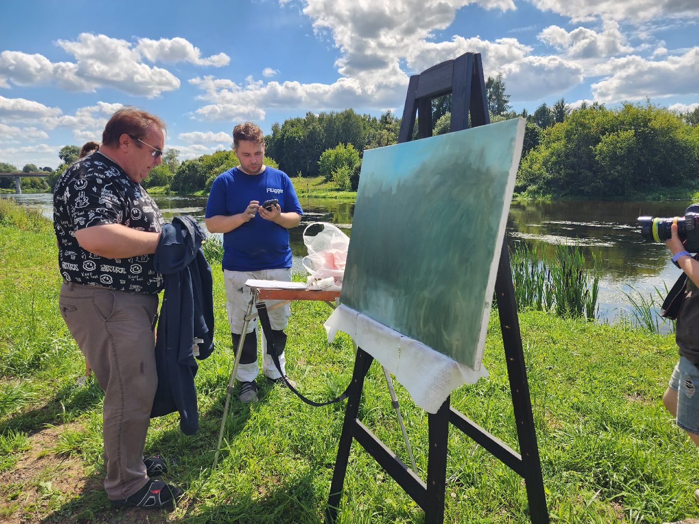 Звенигород, культура, мастер-класс по живописи, Народный художник Виктор Шилов