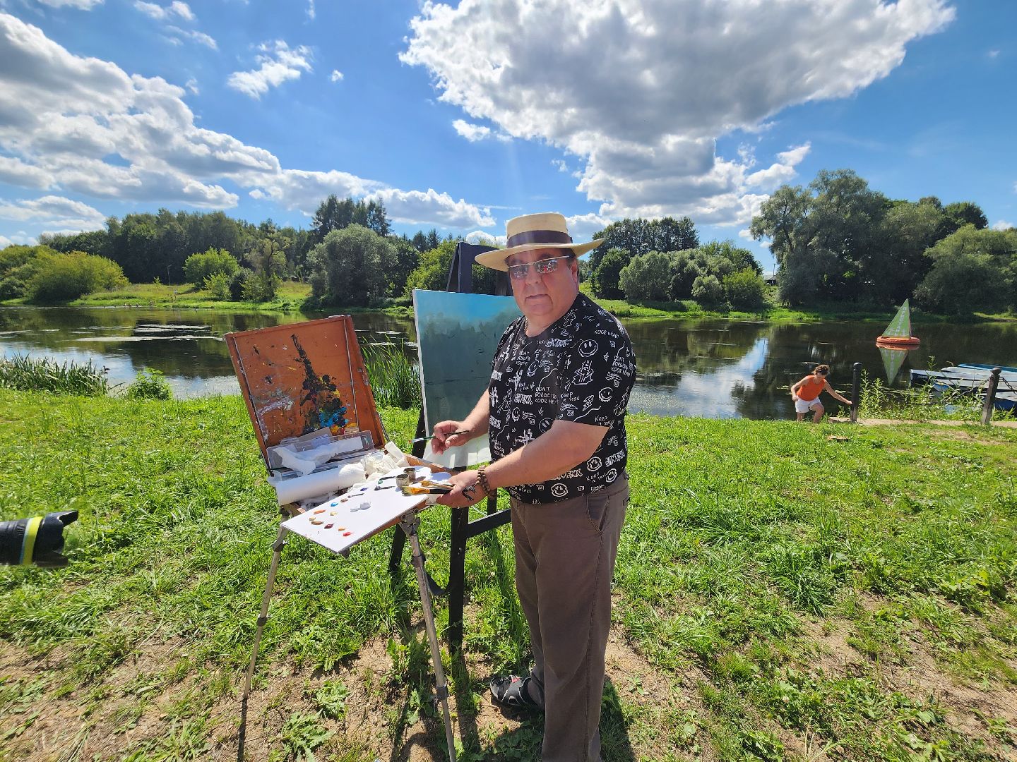 Звенигород, культура, мастер-класс по живописи, Народный художник Виктор Шилов