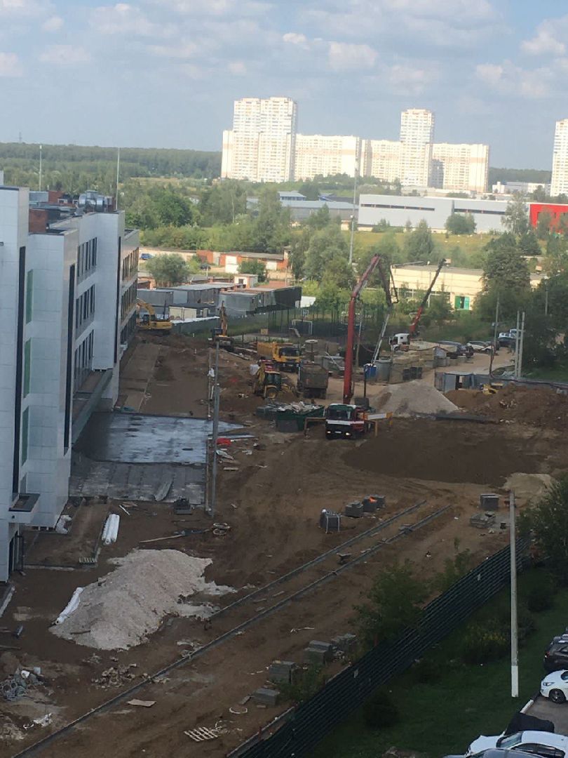 Чехов, строительство, школа, благоустройство, Современная школа