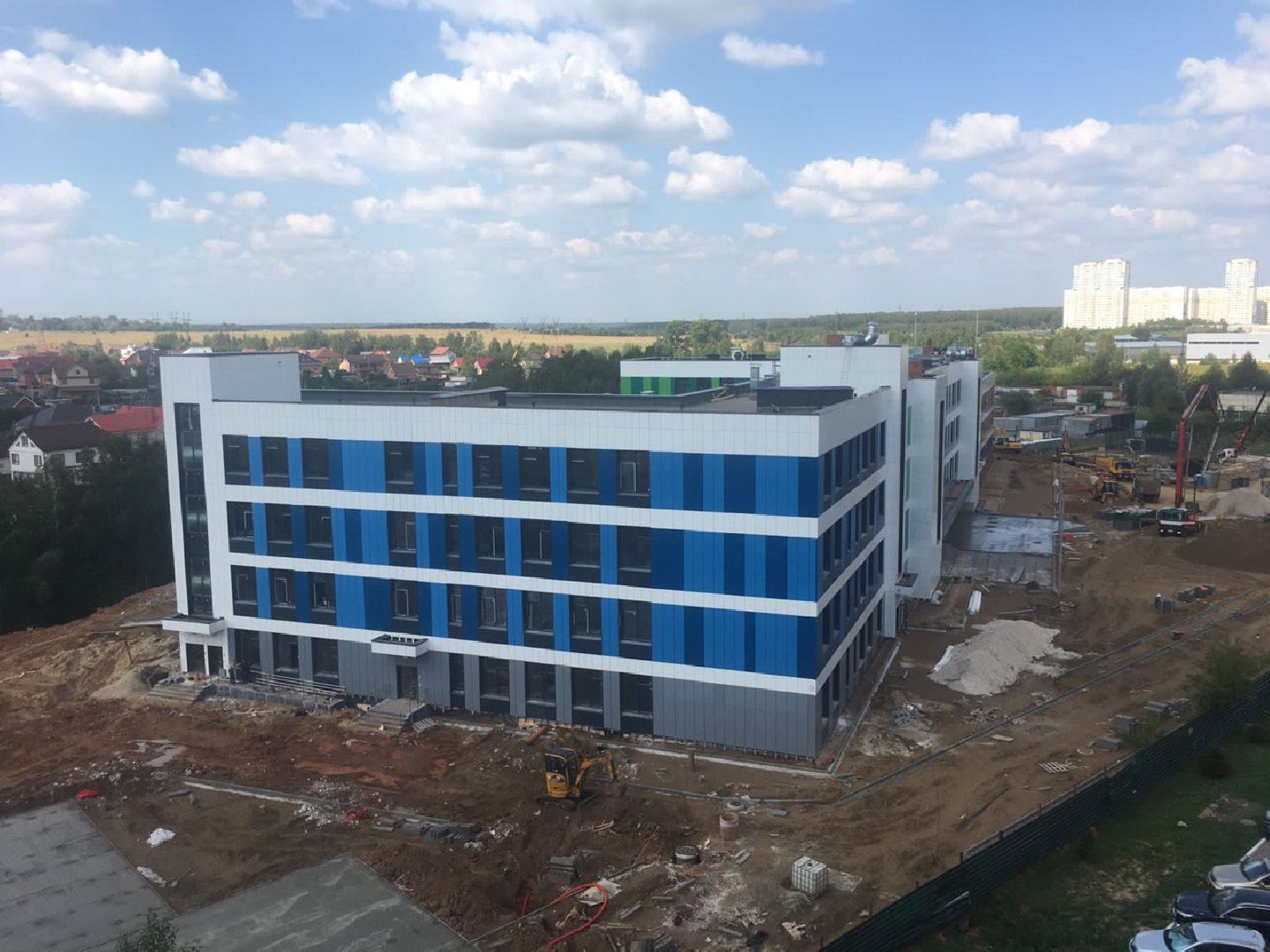 Чехов, строительство, школа, благоустройство, Современная школа