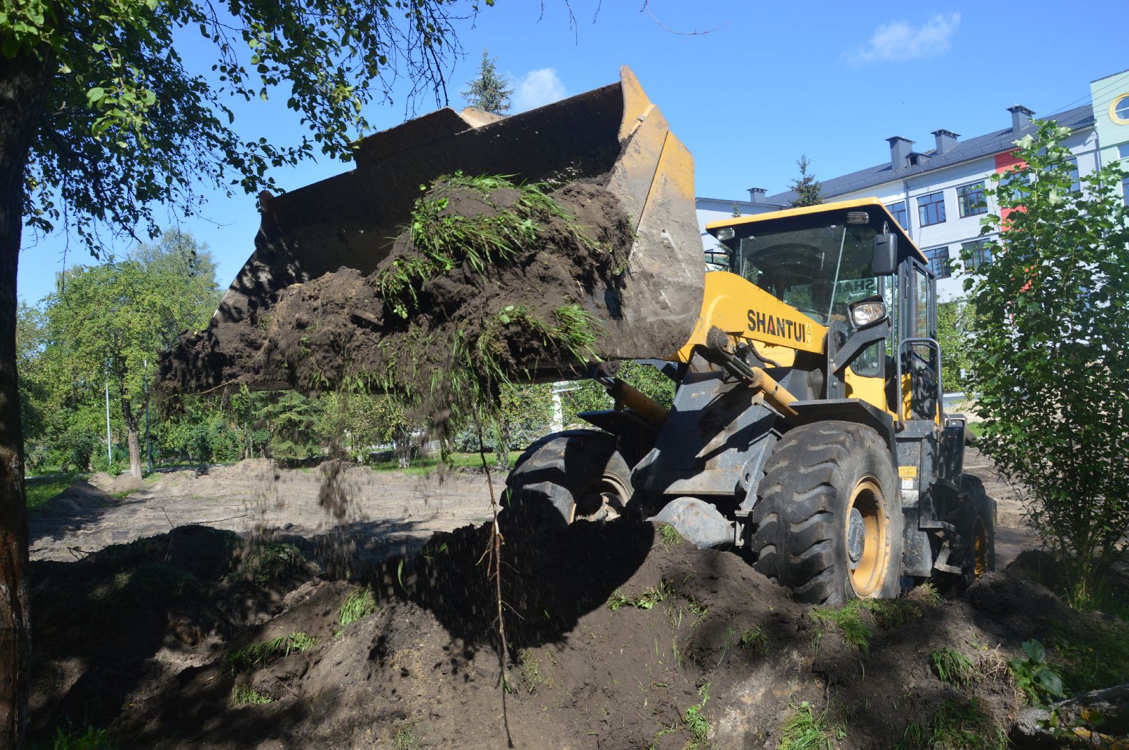 городской округ Шатура, школа № 1, благоустройства двора