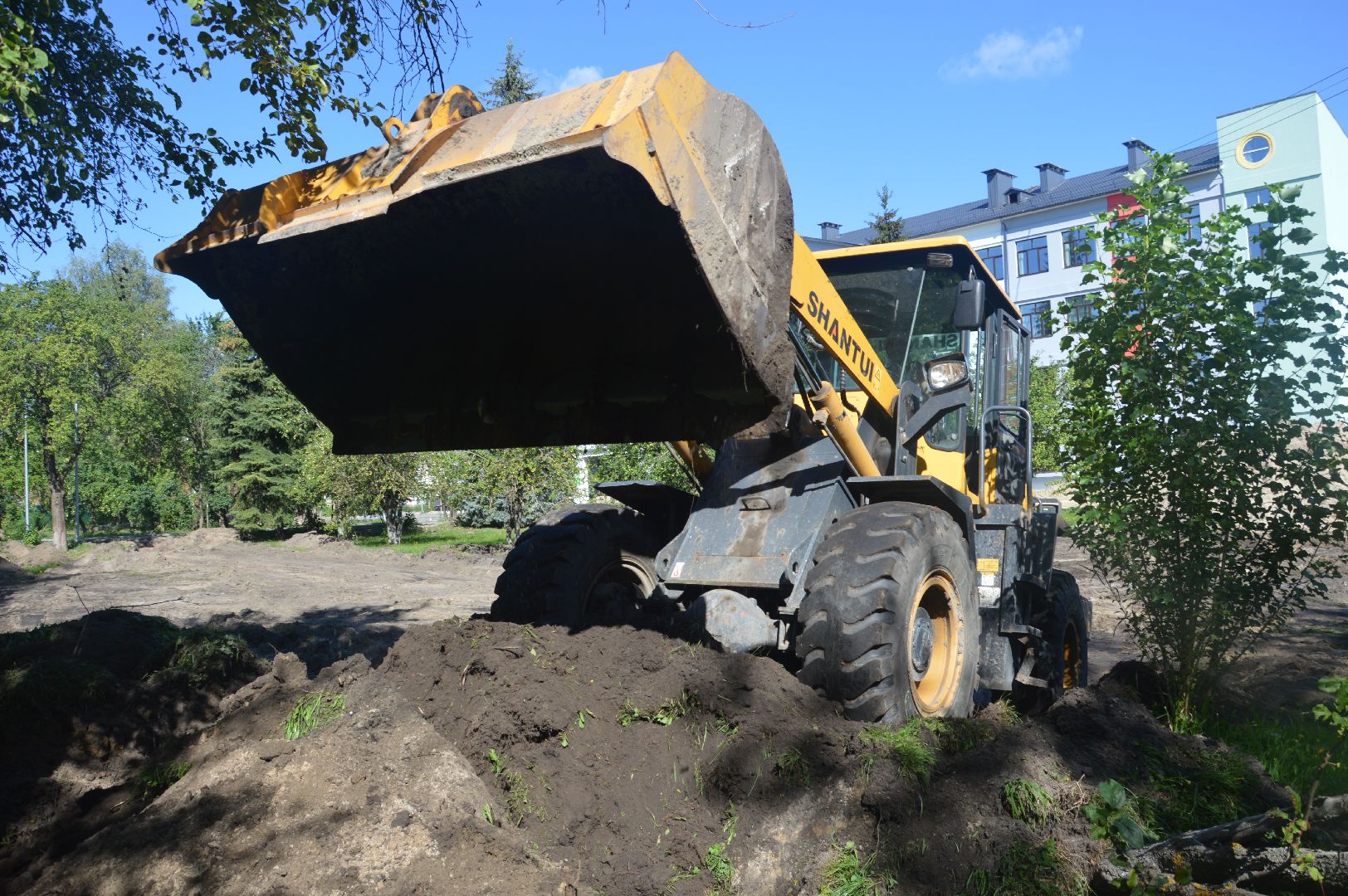 городской округ Шатура, школа № 1, благоустройства двора