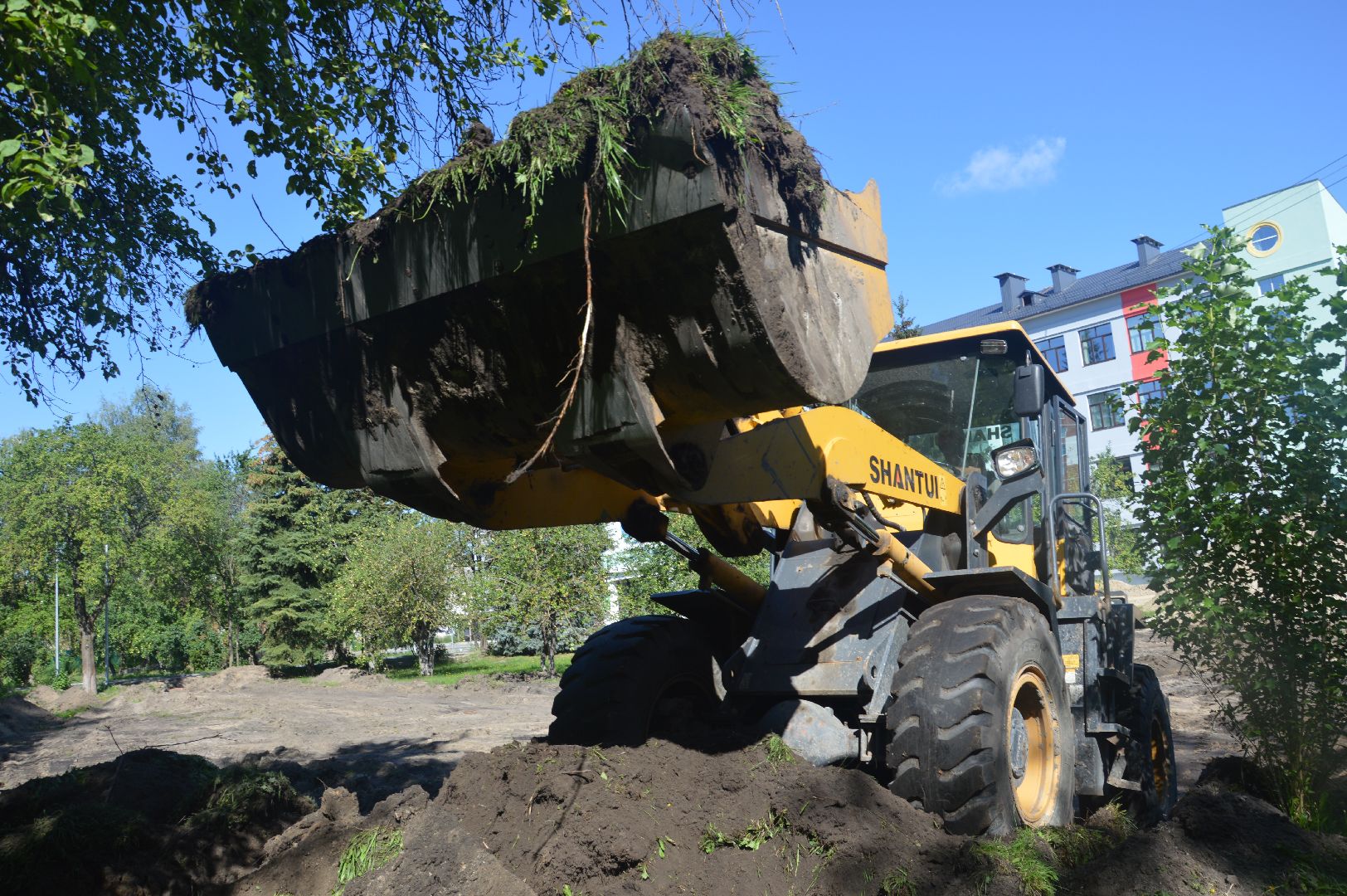 городской округ Шатура, школа № 1, благоустройства двора