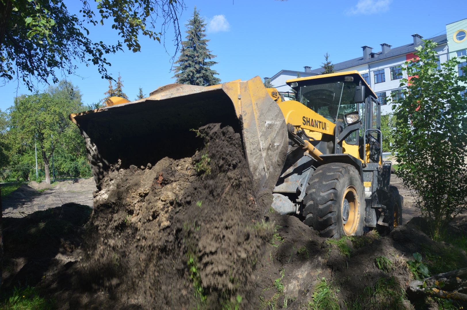 городской округ Шатура, школа № 1, благоустройства двора