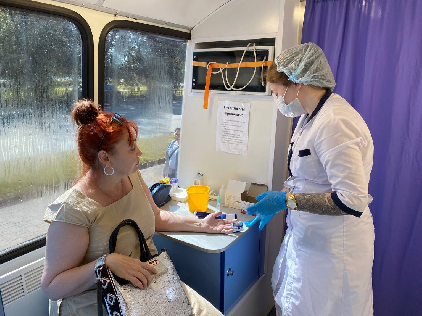 Чехов, медицина, передвижной ФАП, суббота, диспансеризация, жители