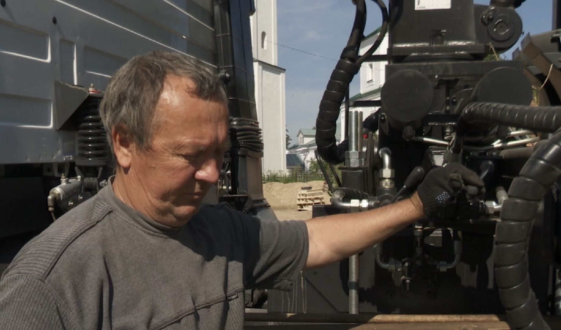 Клин, строительство, машины, перемены, ЖКХ