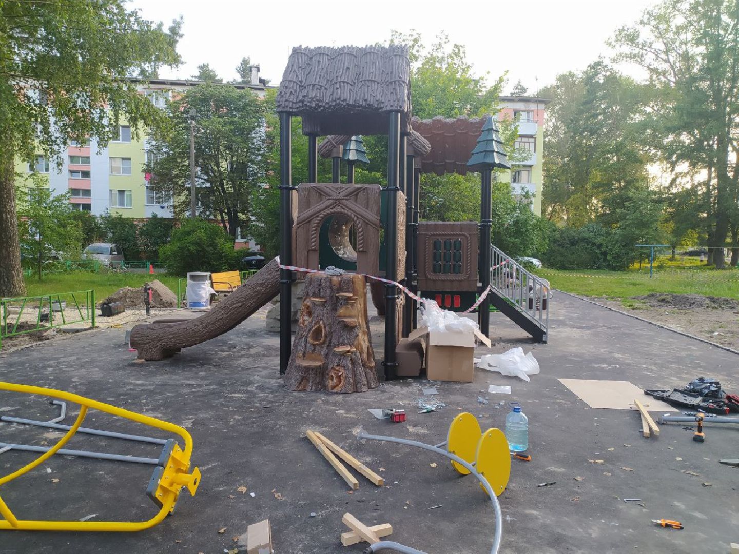 Коломна, благоустройство, детская площадка, детский игровой комплекс