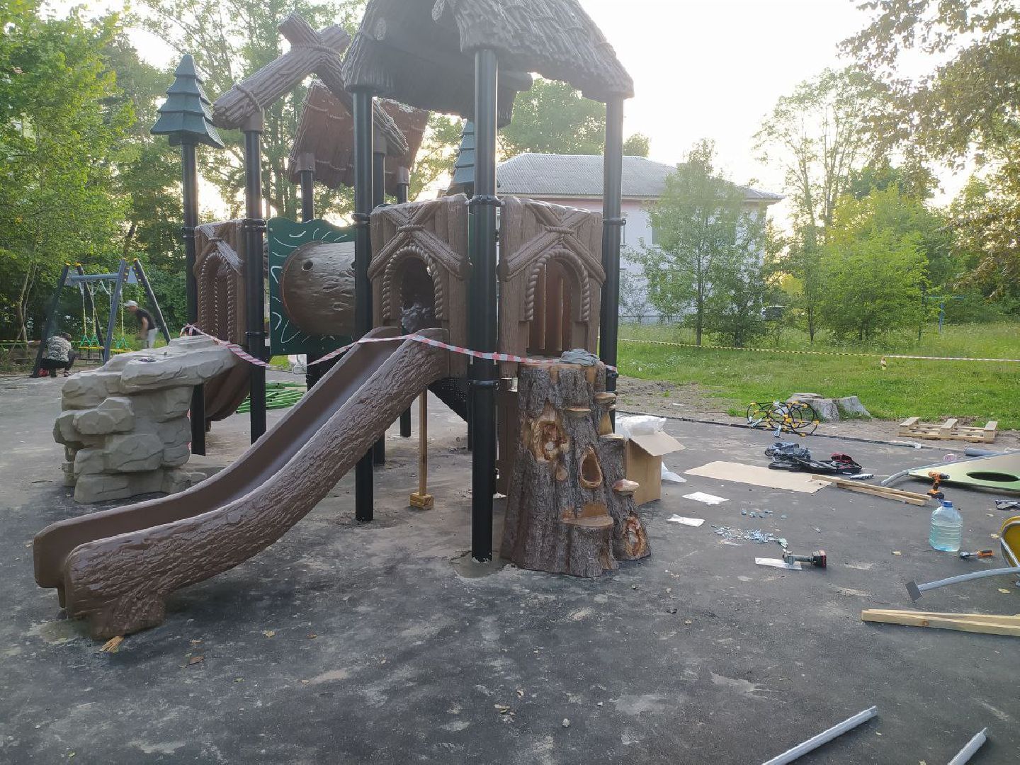 Коломна, благоустройство, детская площадка, детский игровой комплекс