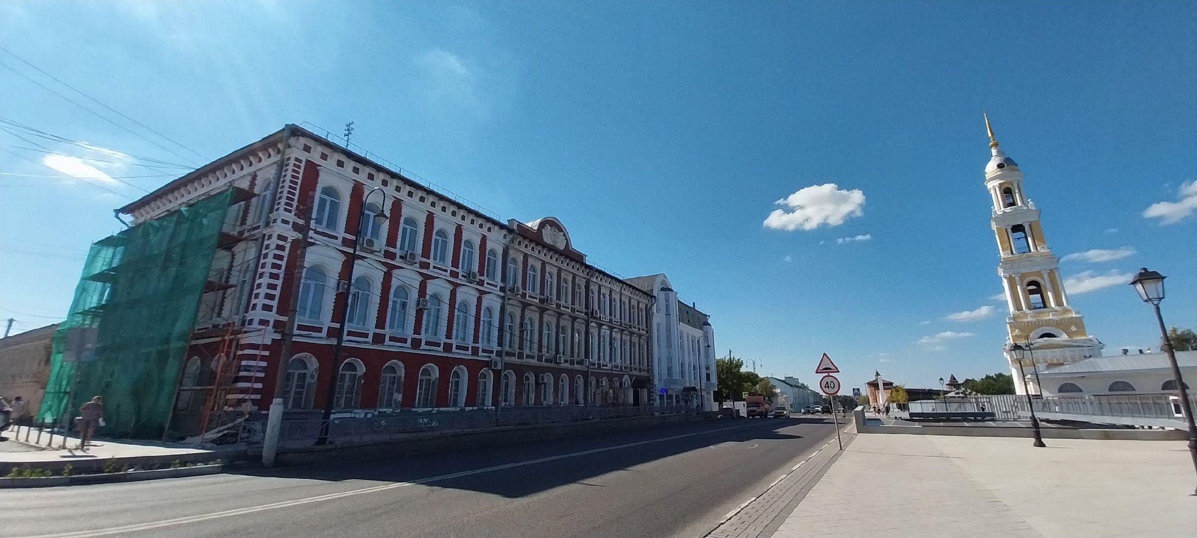 Коломна, фасад, историческое здание, исторический центр