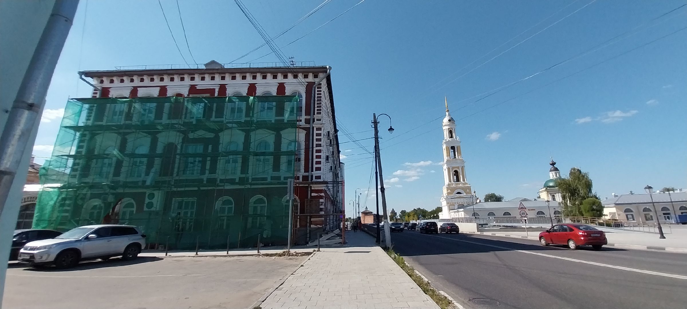 Коломна, фасад, историческое здание, исторический центр