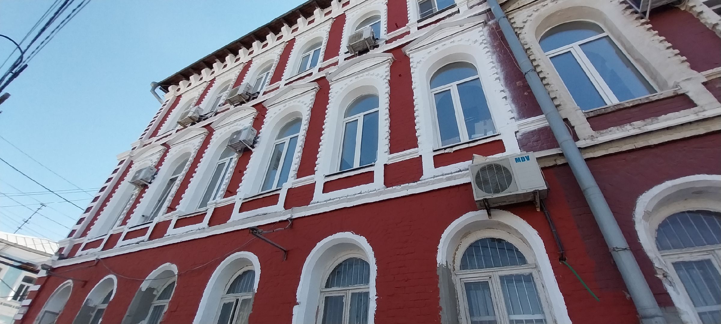 Коломна, фасад, историческое здание, исторический центр