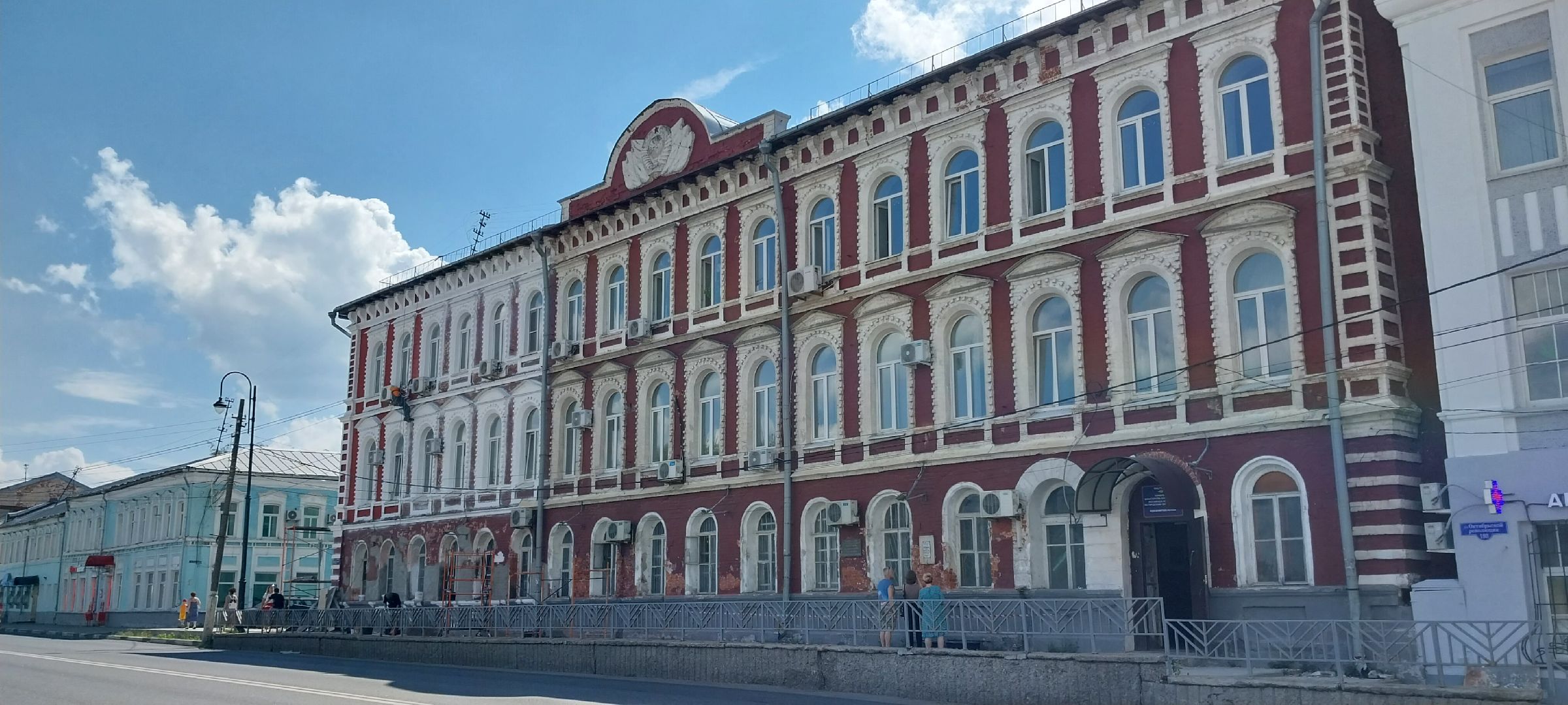 Коломна, фасад, историческое здание, исторический центр