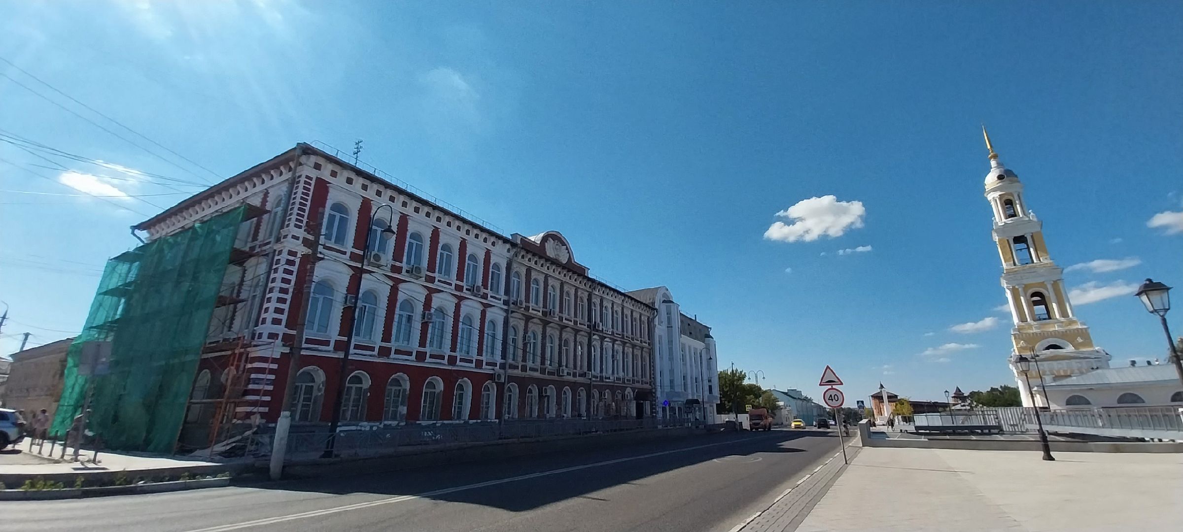 Коломна, фасад, историческое здание, исторический центр