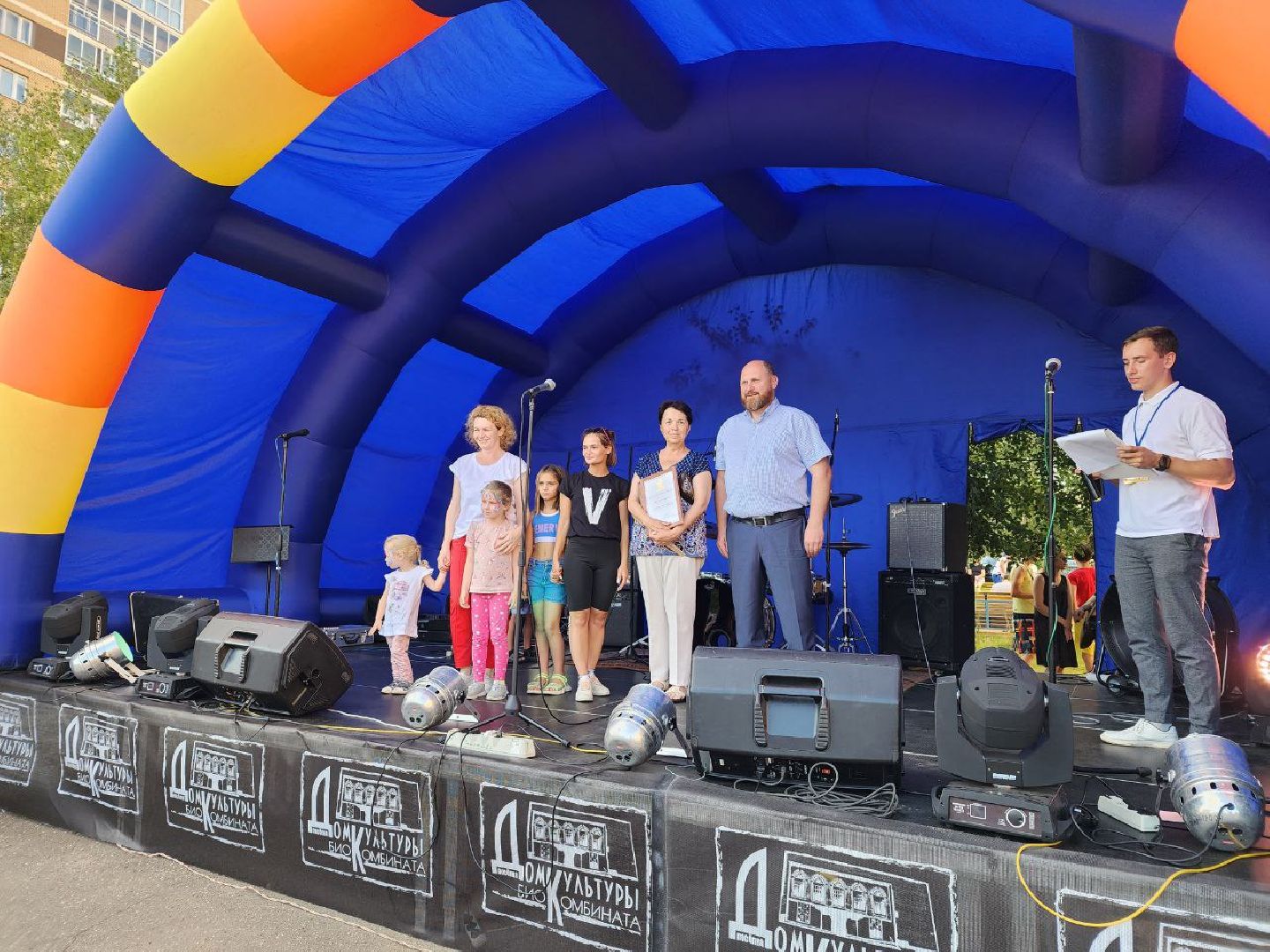 праздник, дети, день посёлка, Лосино-Петрвоский, люди