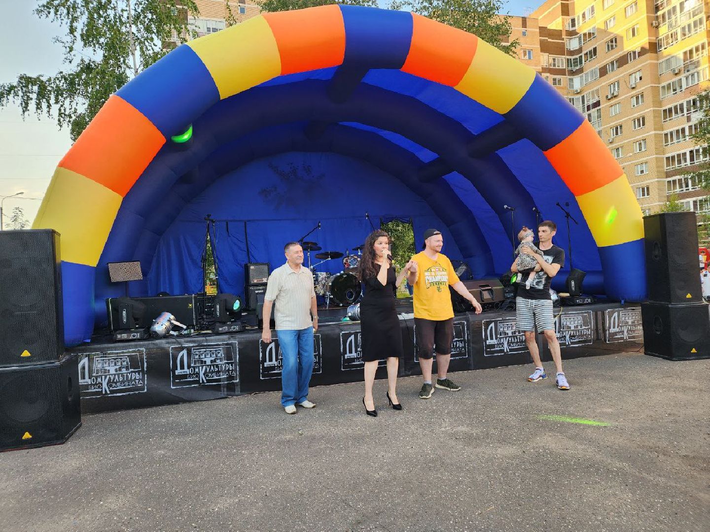 праздник, дети, день посёлка, Лосино-Петрвоский, люди