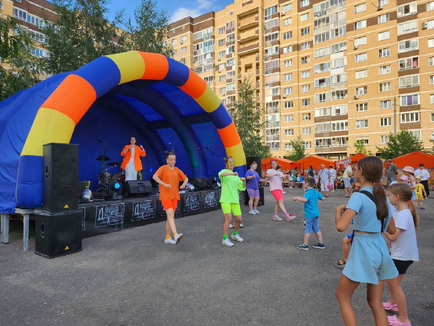 праздник, дети, день посёлка, Лосино-Петрвоский, люди