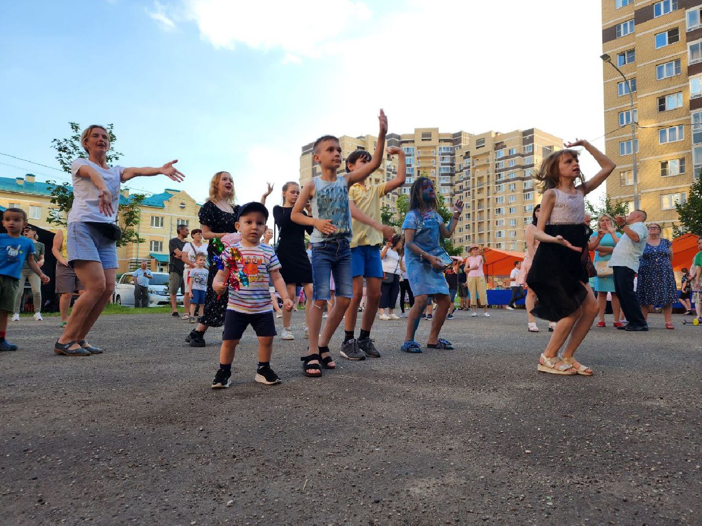 праздник, дети, день посёлка, Лосино-Петрвоский, люди