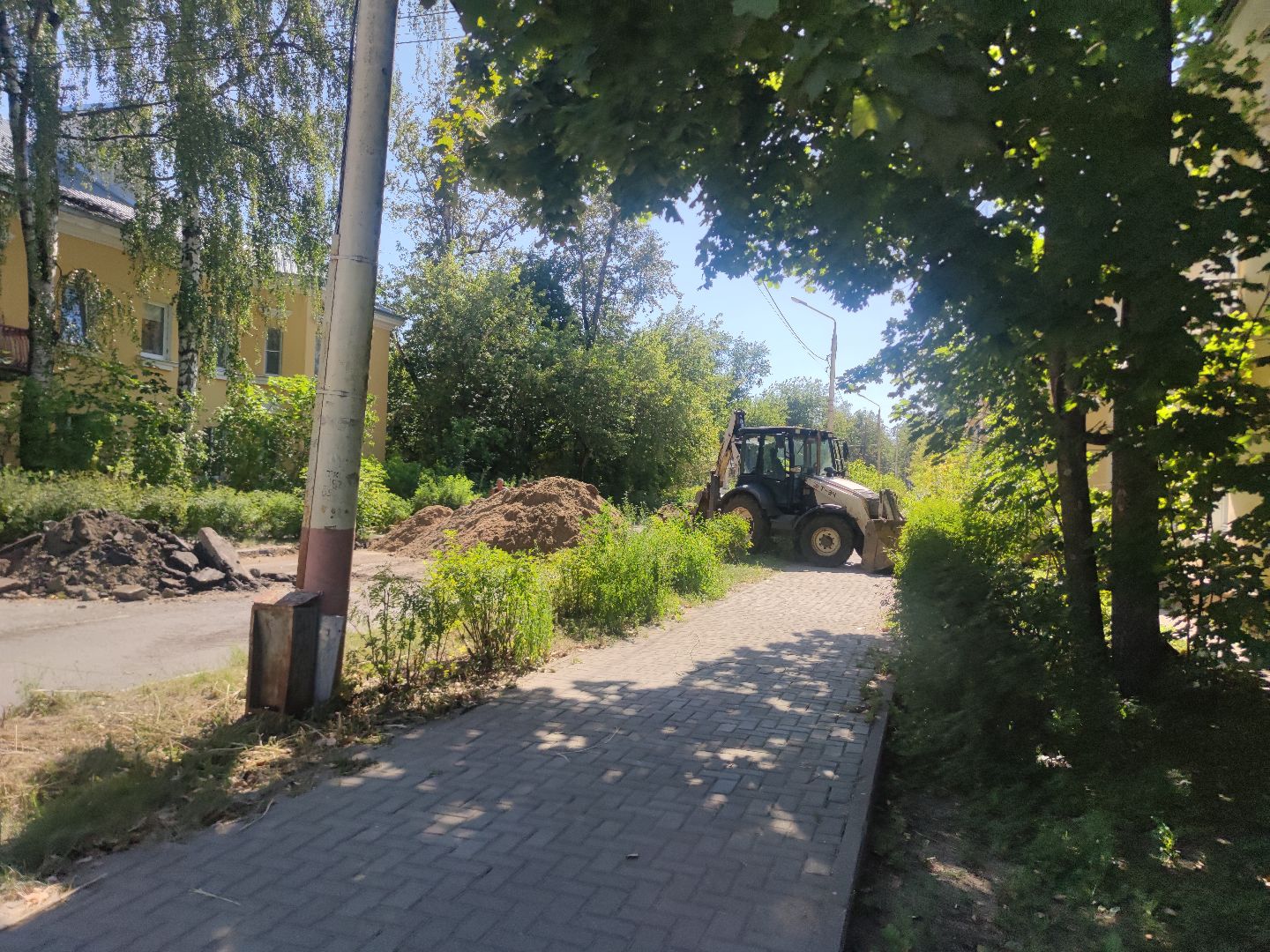 Авария, прорыв трубы, ликвидация, Дубна