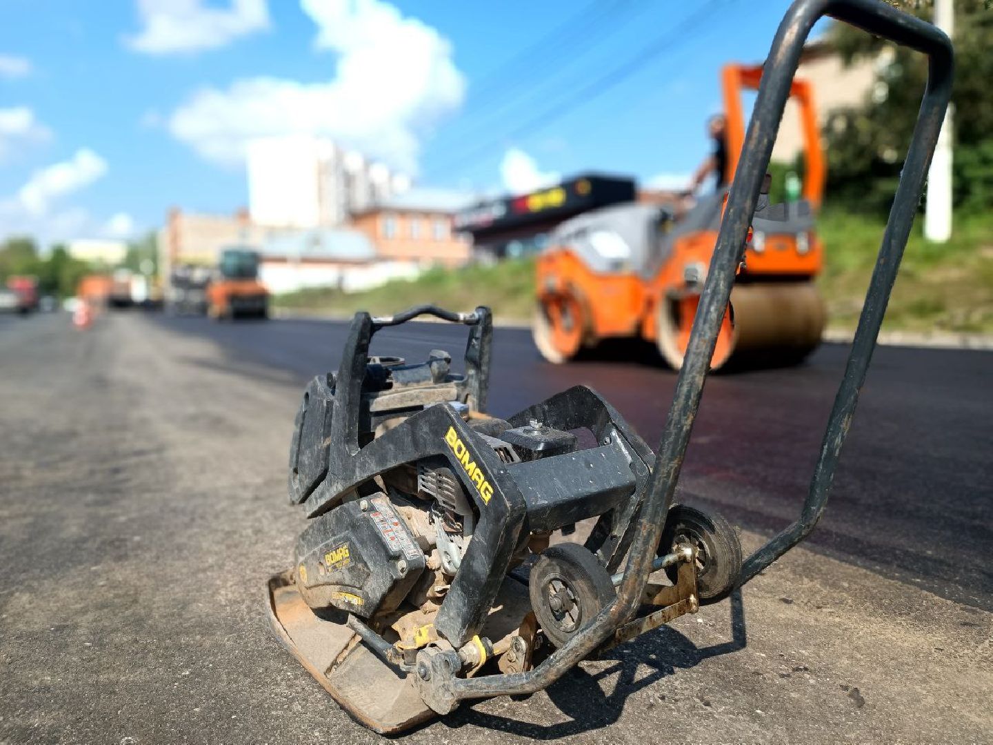 Можайск, Можайский городской округ, Подмосковье, ремонт дорог, дороги, Добродел, жители, ремонт, асфальт