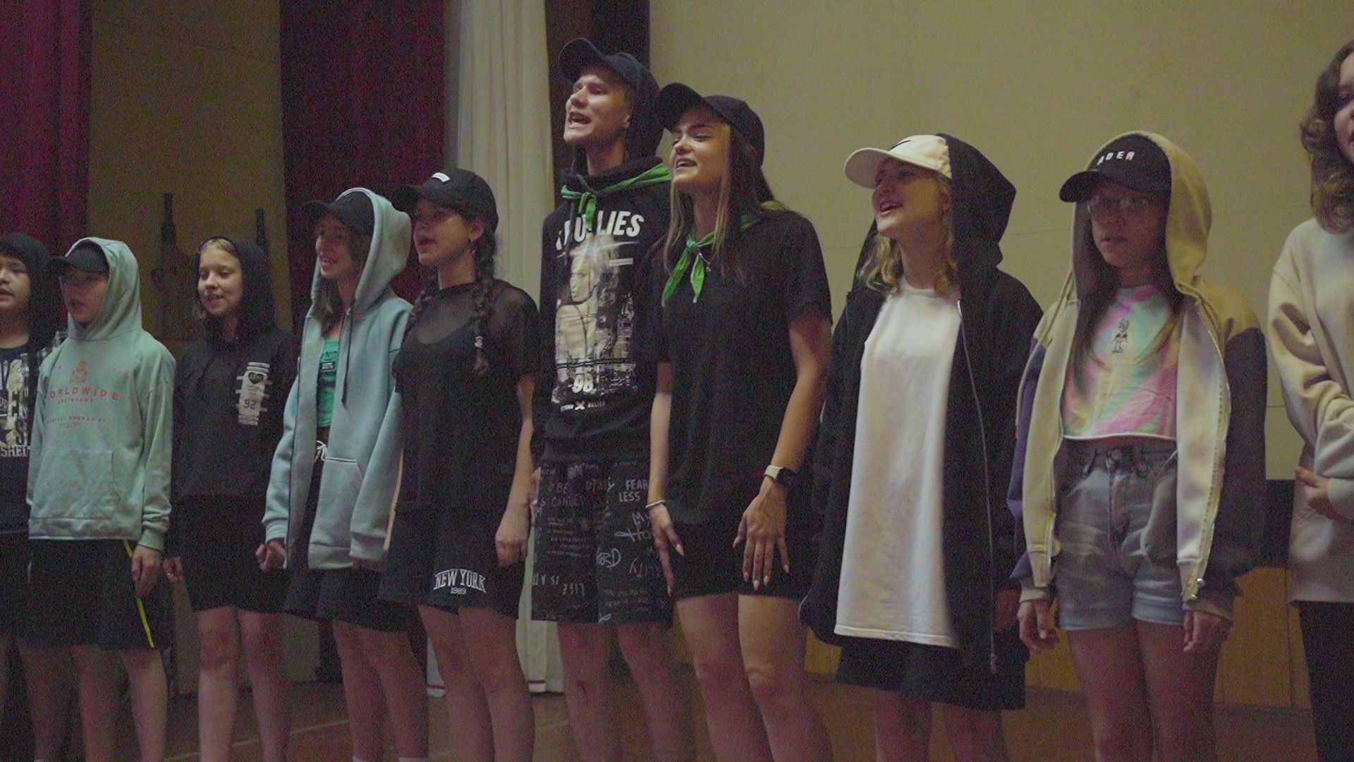 Лагерь, дети, отдых, Орехово-Зуево, концерт