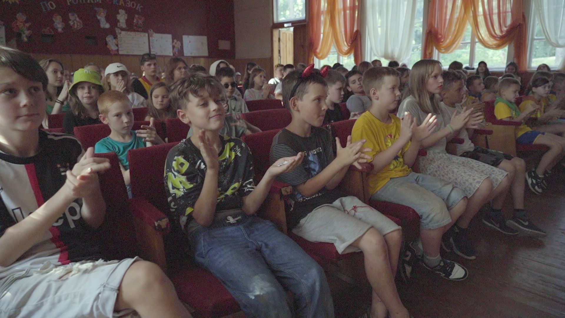 Лагерь, дети, отдых, Орехово-Зуево, концерт