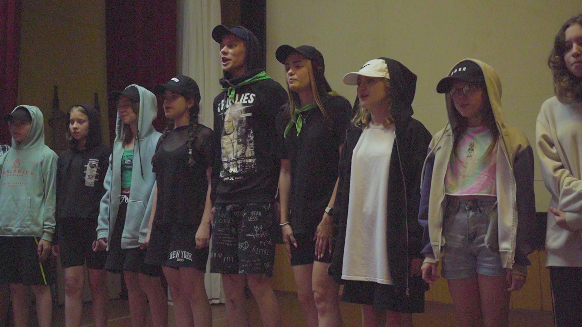 Лагерь, дети, отдых, Орехово-Зуево, концерт