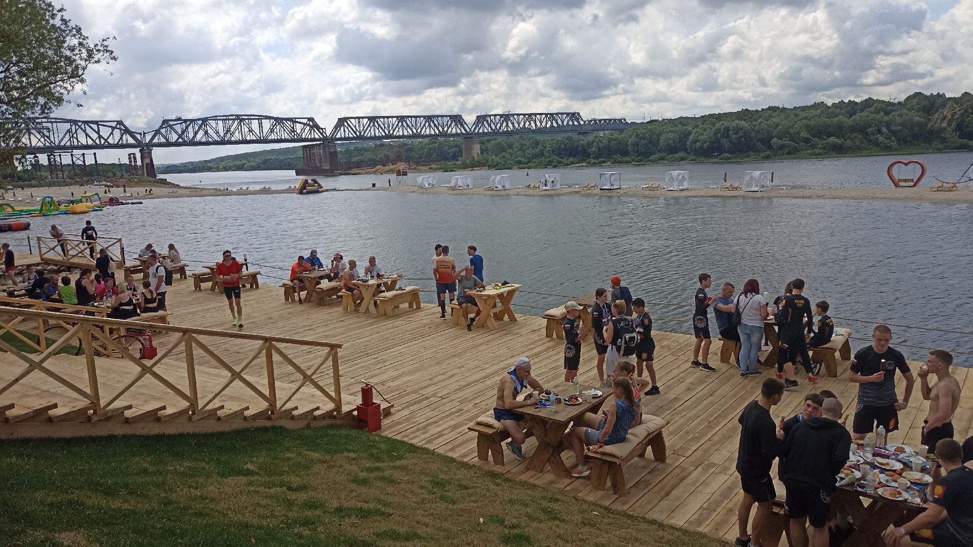 Серпухов, Подмосковье, пляж, Кремлёв, Бокс забег