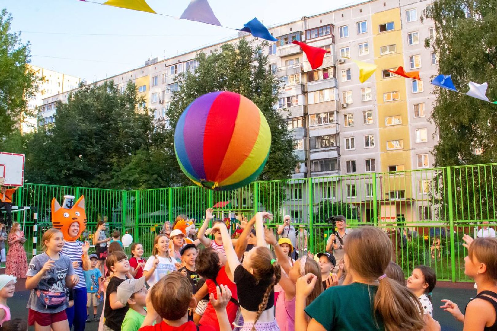Подольск, лето в подмосковье, игры нашего двора, дети, праздник