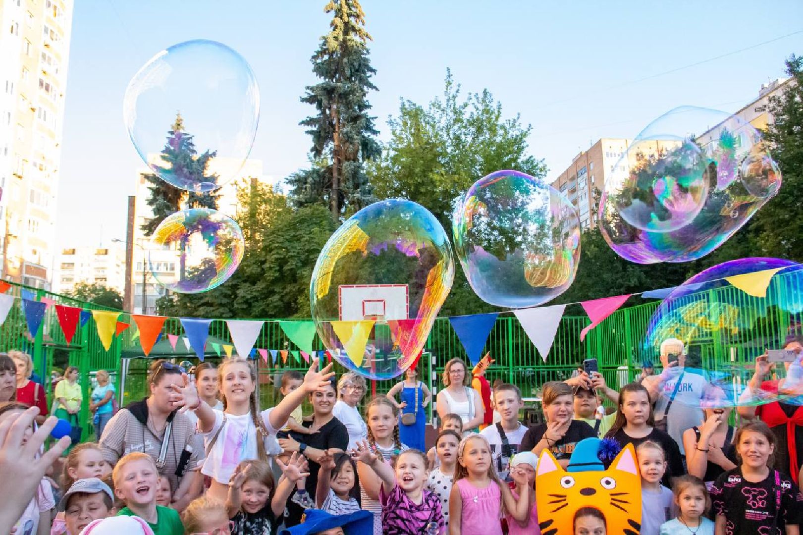 Подольск, лето в подмосковье, игры нашего двора, дети, праздник