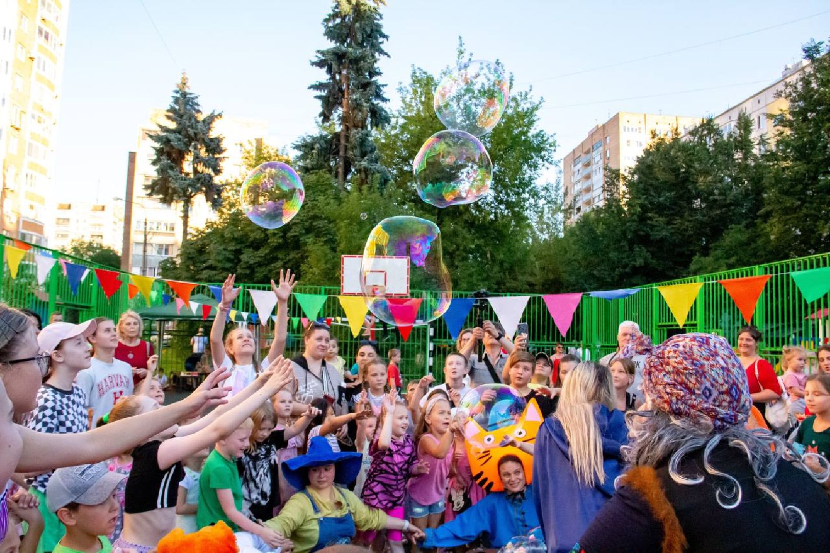 Подольск, лето в подмосковье, игры нашего двора, дети, праздник